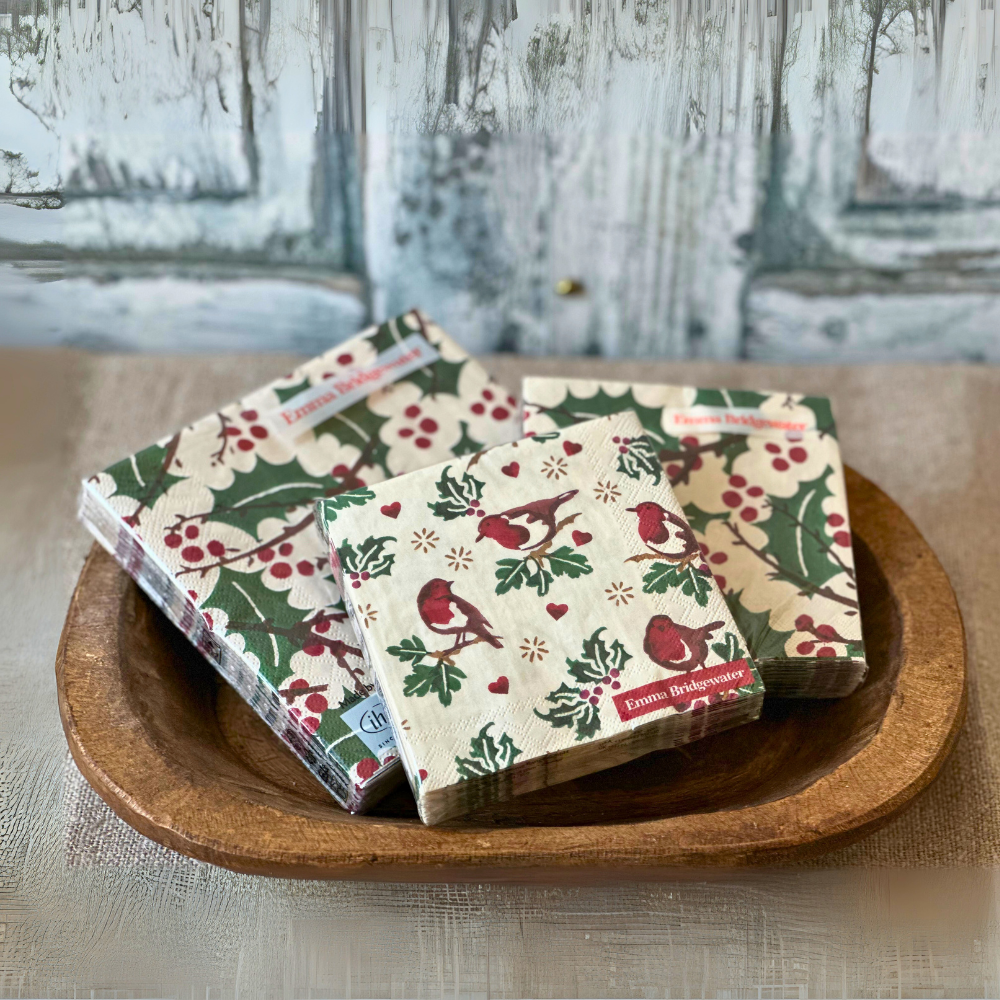 Emma Bridgewater Little Robin Paper Napkin at Home Smith