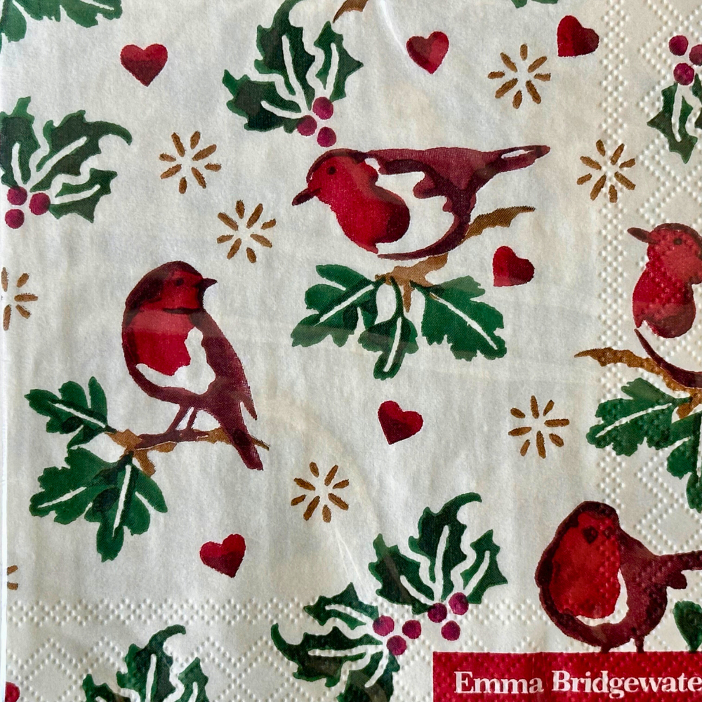 Emma Bridgewater Little Robin Paper Napkin at Home Smith

