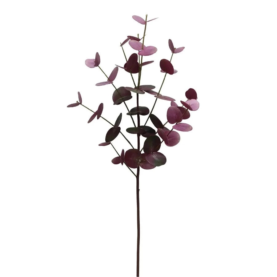 Eucalyptus Stem 33.5" in Dark Burgundy - Home Smith