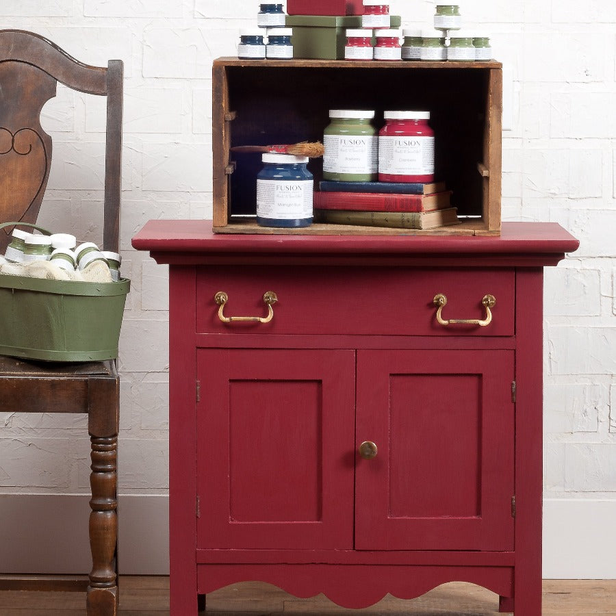 fusion mineral paint in cranberry at home smith