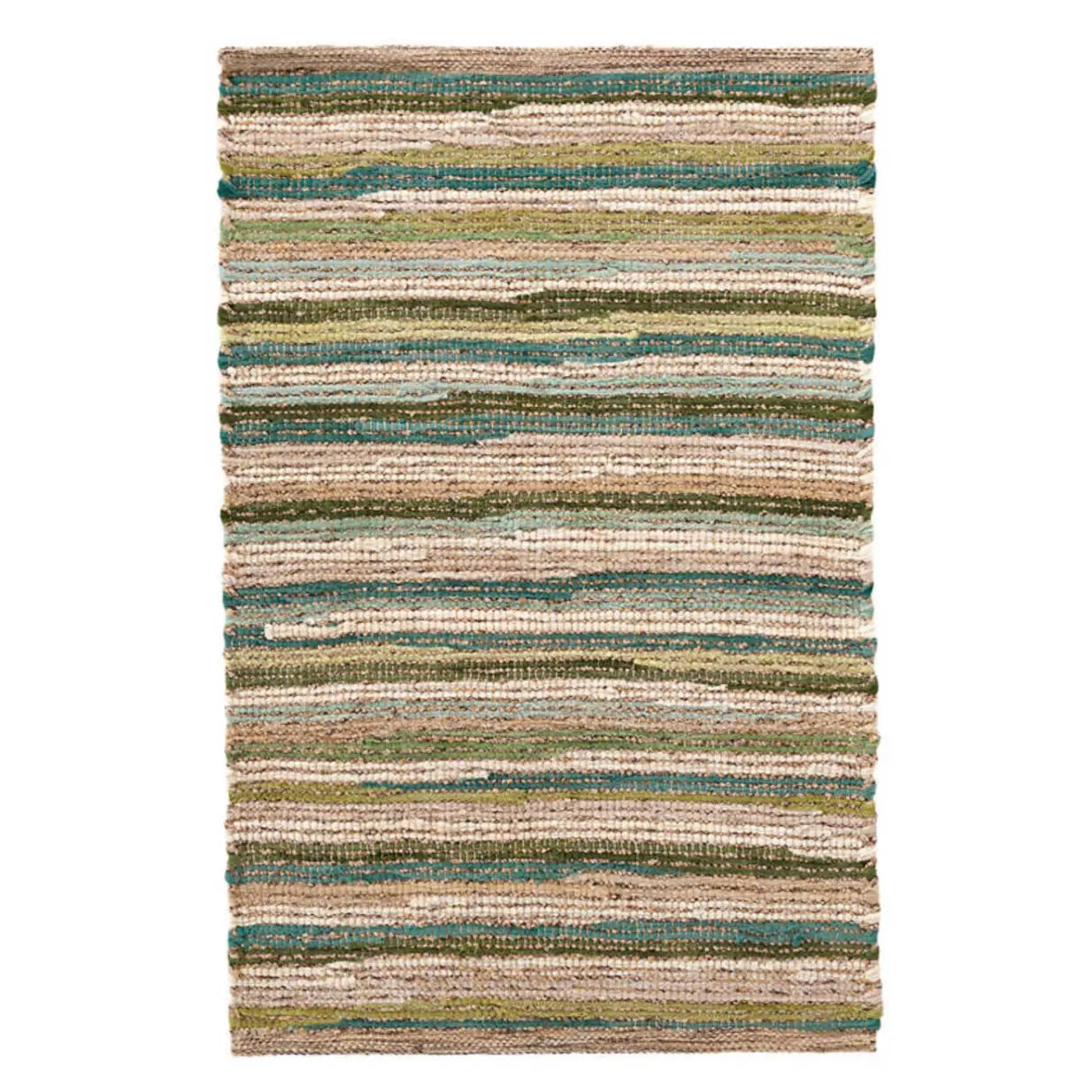 Francisco Green Woven Cotton Rug - Home Smith