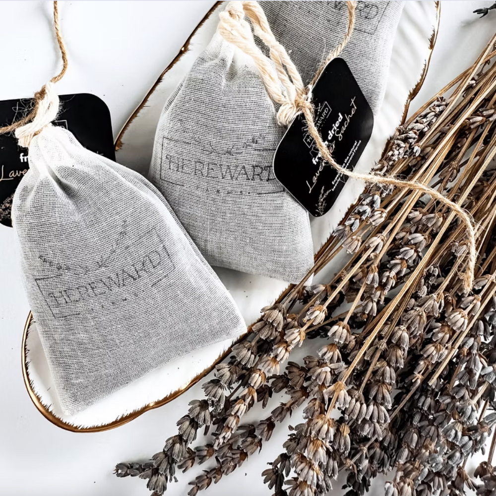 French Lavender Linen Sachets from Hereward Farms at Home Smith