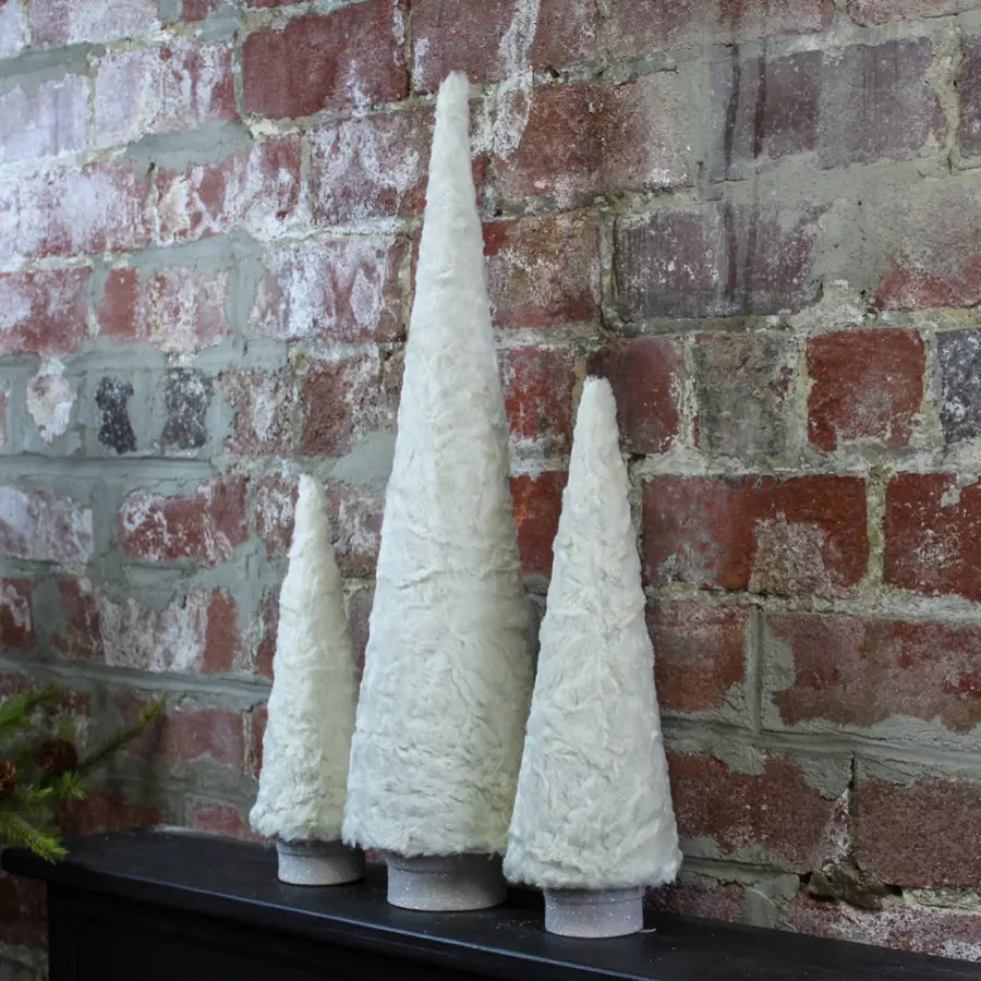 Fur Holiday Trees in Bisque - Home Smith
