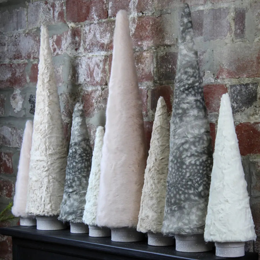 Fur Holiday Trees in Bisque - Home Smith