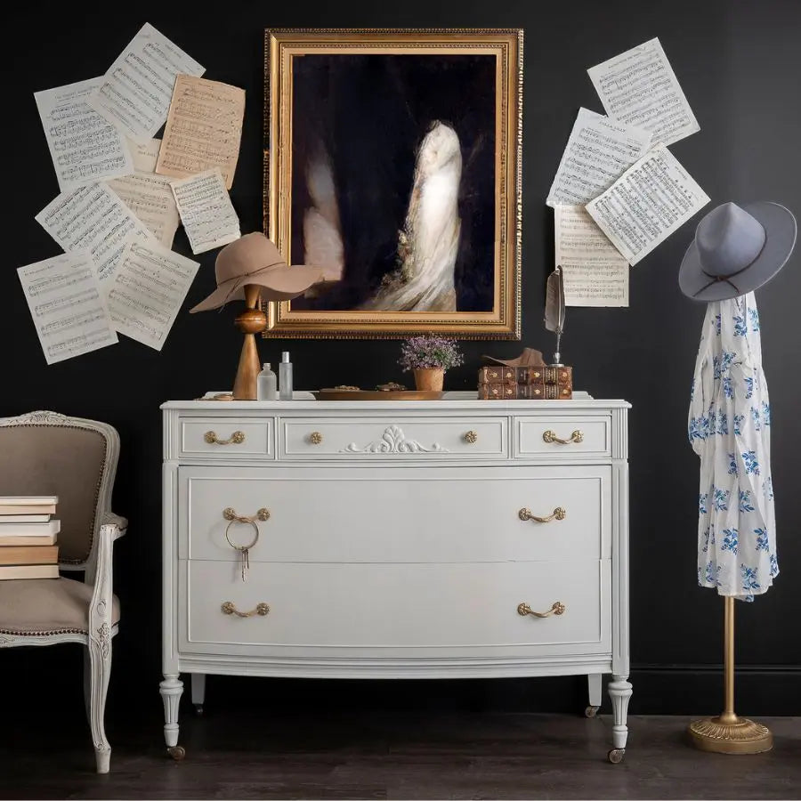 Dresser painted in Fusion Mineral Paint Parchment at Home Smith