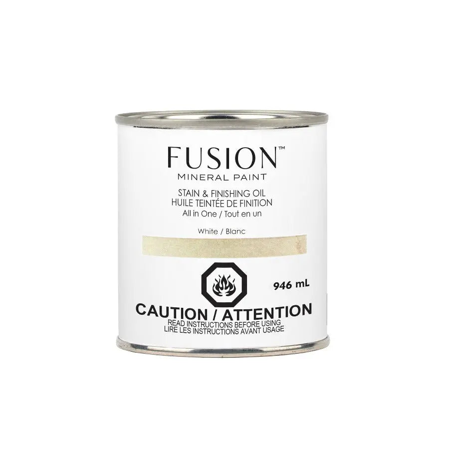 Fusion Stain & Finishing Oil - White - Home Smith