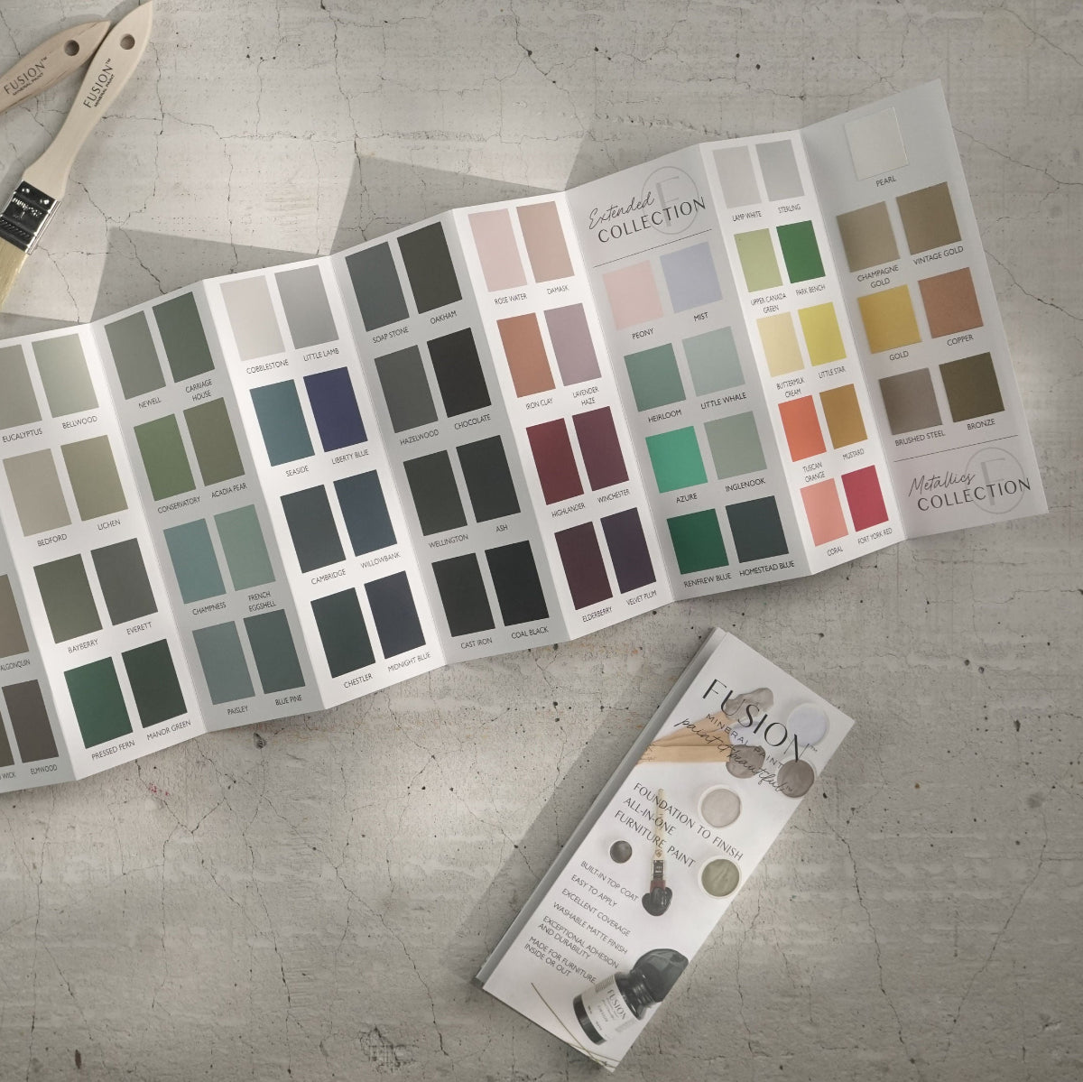 Fusion Mineral Paint True Colour Cards at Home Smith 