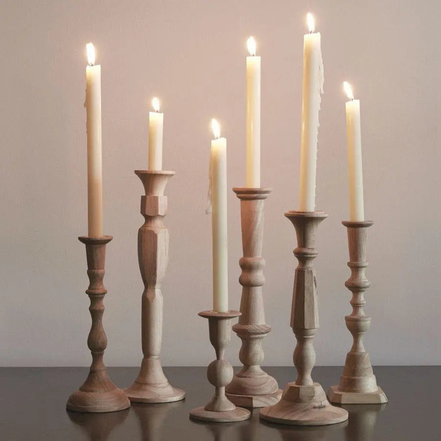 Georgian Beechwood Candlesticks - Home Smith