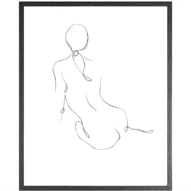 Gestural Contour Series - Figurative contour drawings - Home Smith