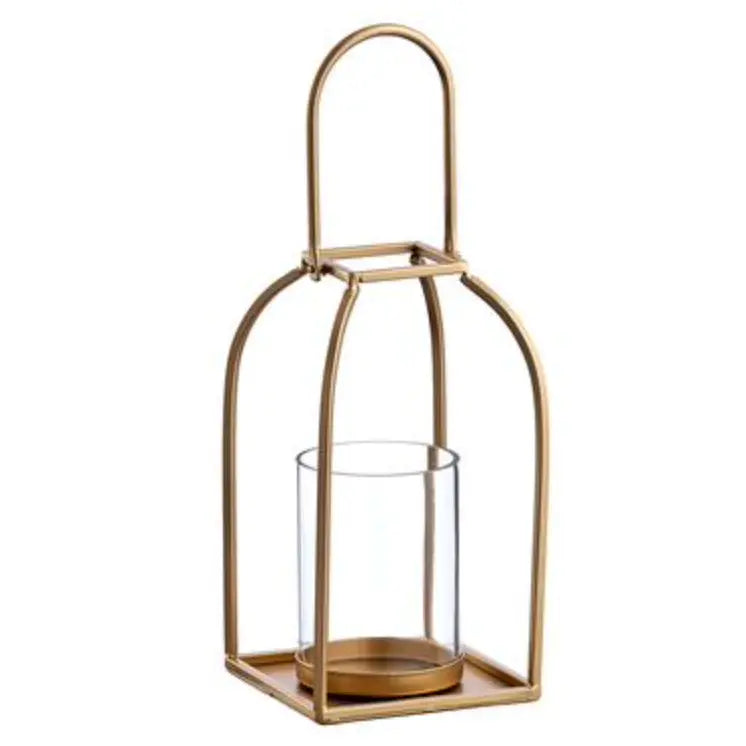 Home Smith Gold and Glass Lanterns Home Smith 