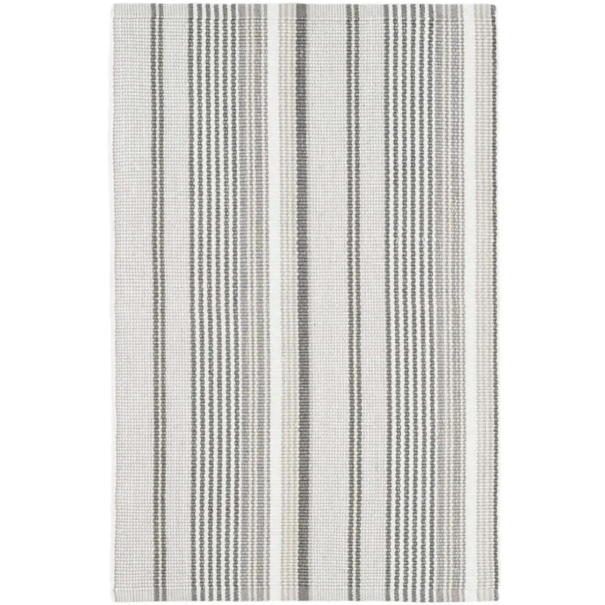 Gradation Ticking Woven Cotton Rug - Home Smith