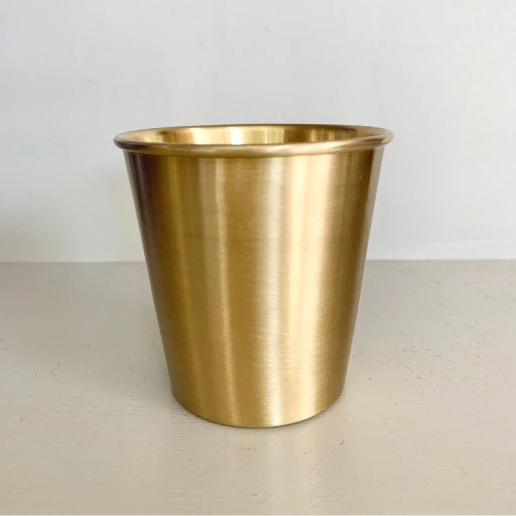 Small brass cup from Fog Linen Work at Home Smith