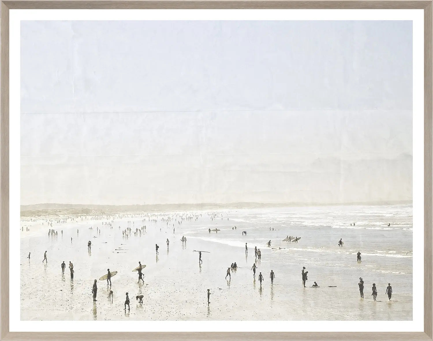 Home Smith Idyllic Surf Framed Art Photograph Celadon Art