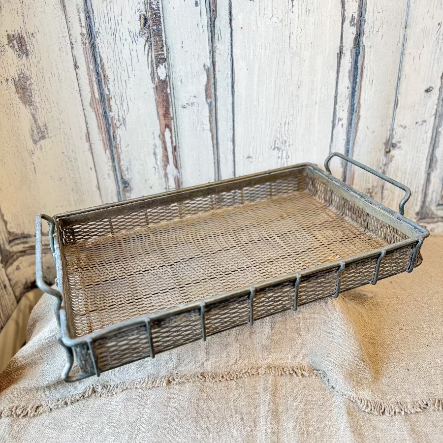 Vintage Industrial Metal Trays