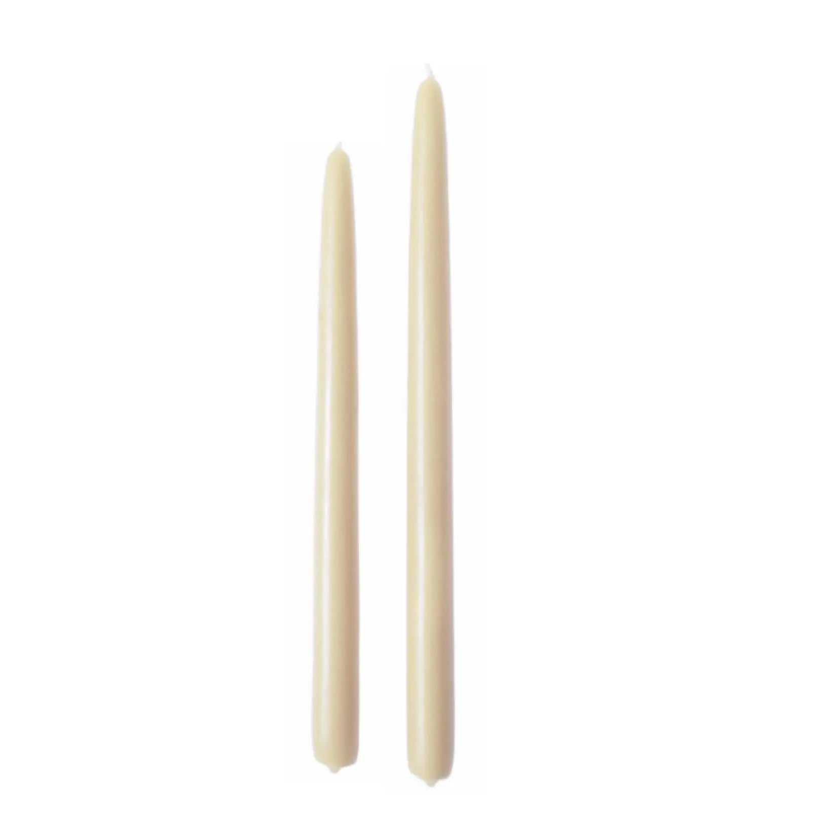Ivory Beeswax Tapers - Home Smith