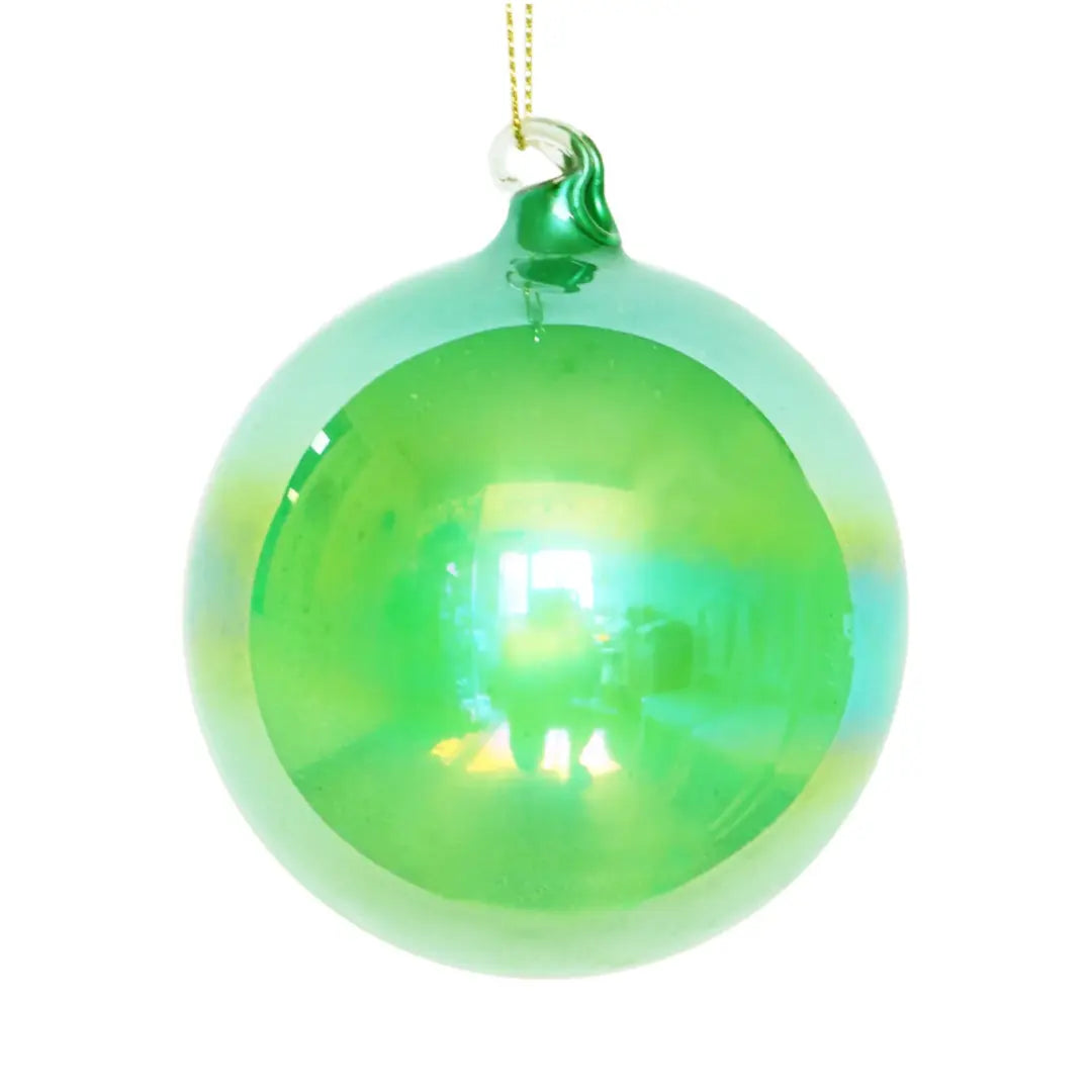 jim marvin bottle glass holiday ornament in aqua at home smith