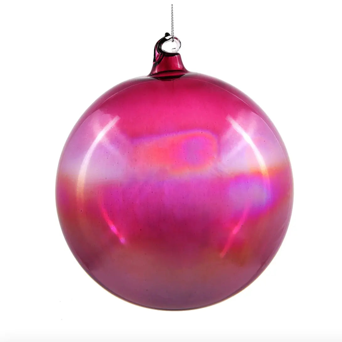 jim marvin bottle glass ornaments in purple at Home Smith