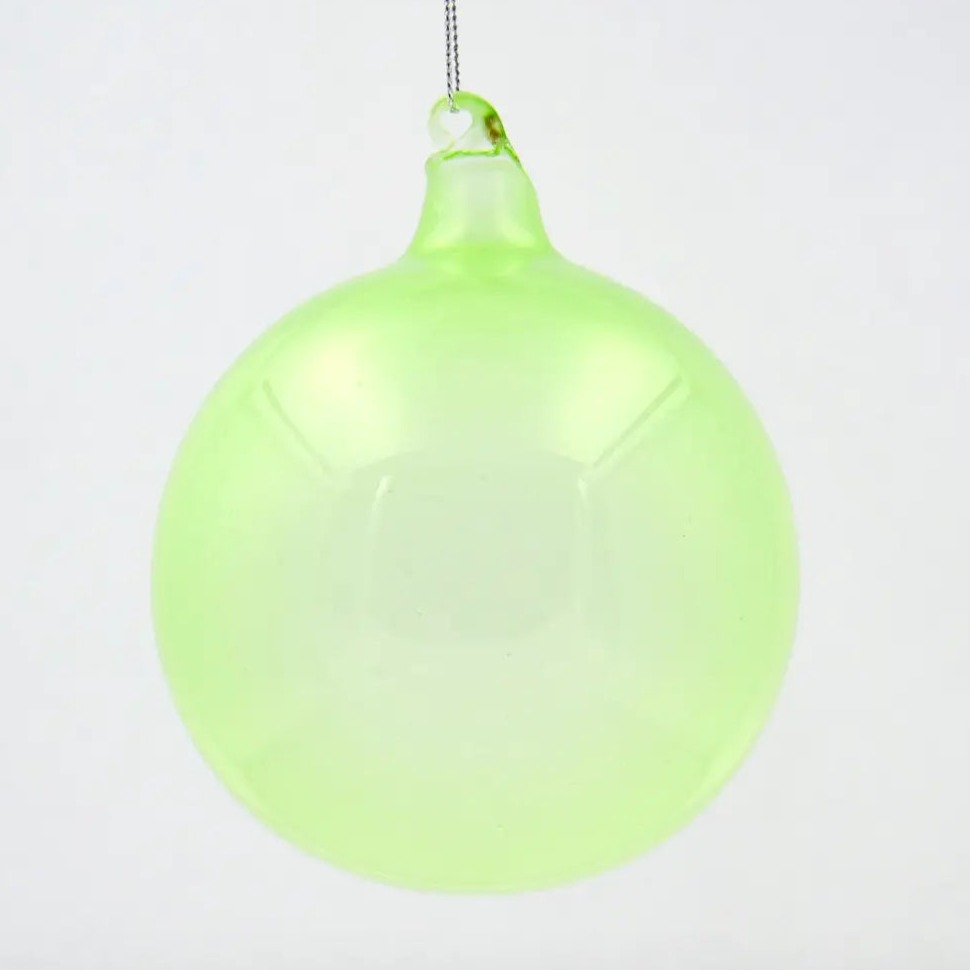 Home Smith Jim Marvin Bubblegum Glass Ornaments in Light Green Winward Holiday Ornaments