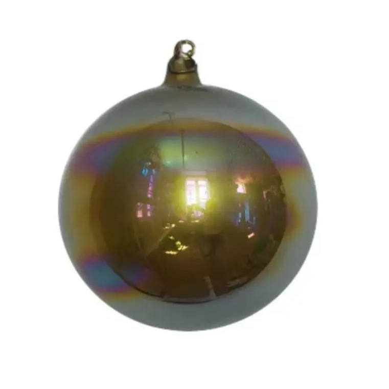Home Smith Jim Marvin Pearl Glass Ornament in Oatmeal Winward Holiday Ornaments