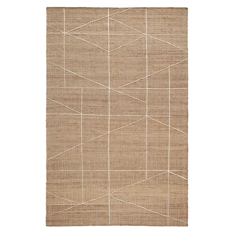 Judson Natural/Ivory Woven Jute Rug - Home Smith