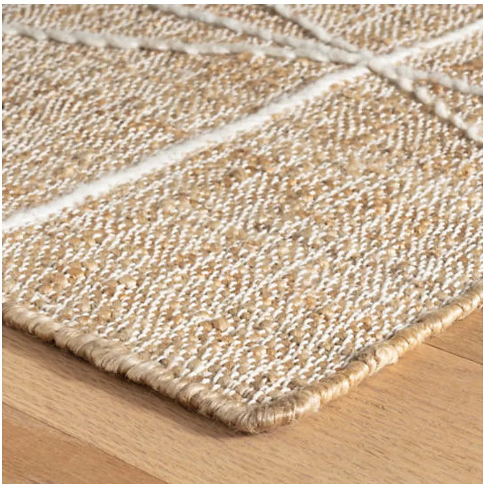 Judson Natural/Ivory Woven Jute Rug - Home Smith