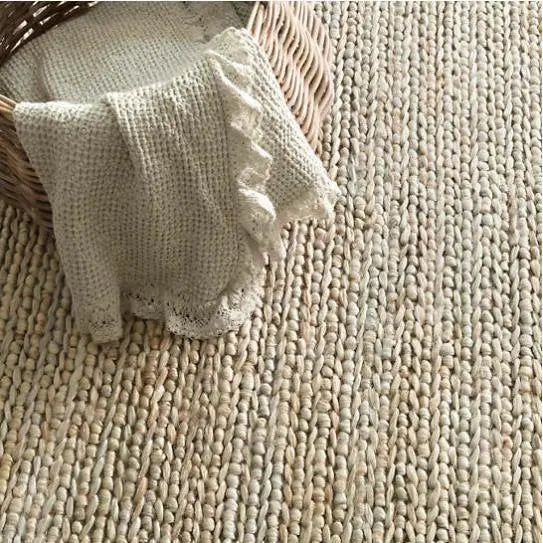 Jute Woven Ice Rug - Home Smith