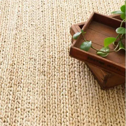 Jute Woven Natural Rug - Home Smith