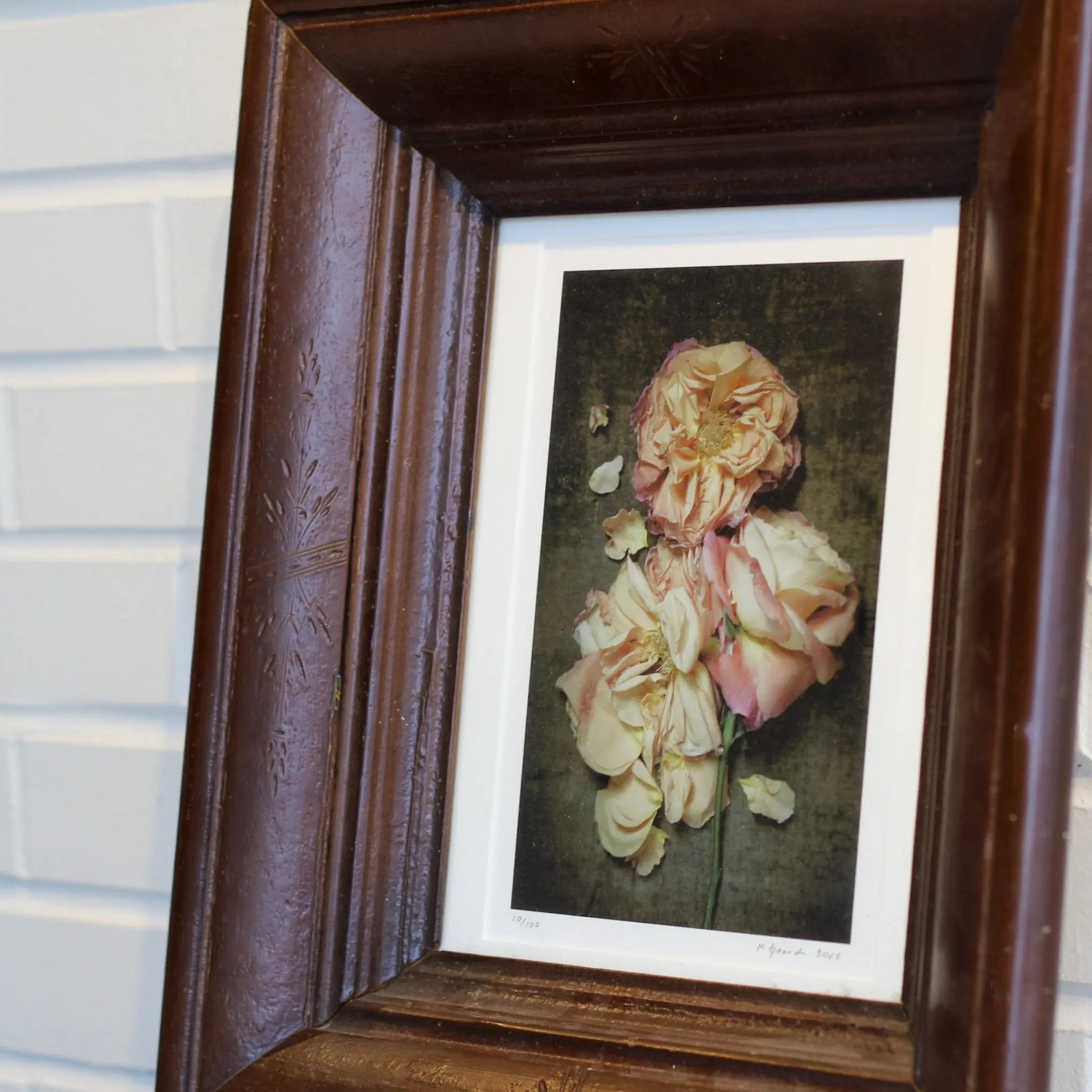 Kristin Sjaarda Limited Edition Photographic Prints - Broken Roses, Frame Included - Home Smith