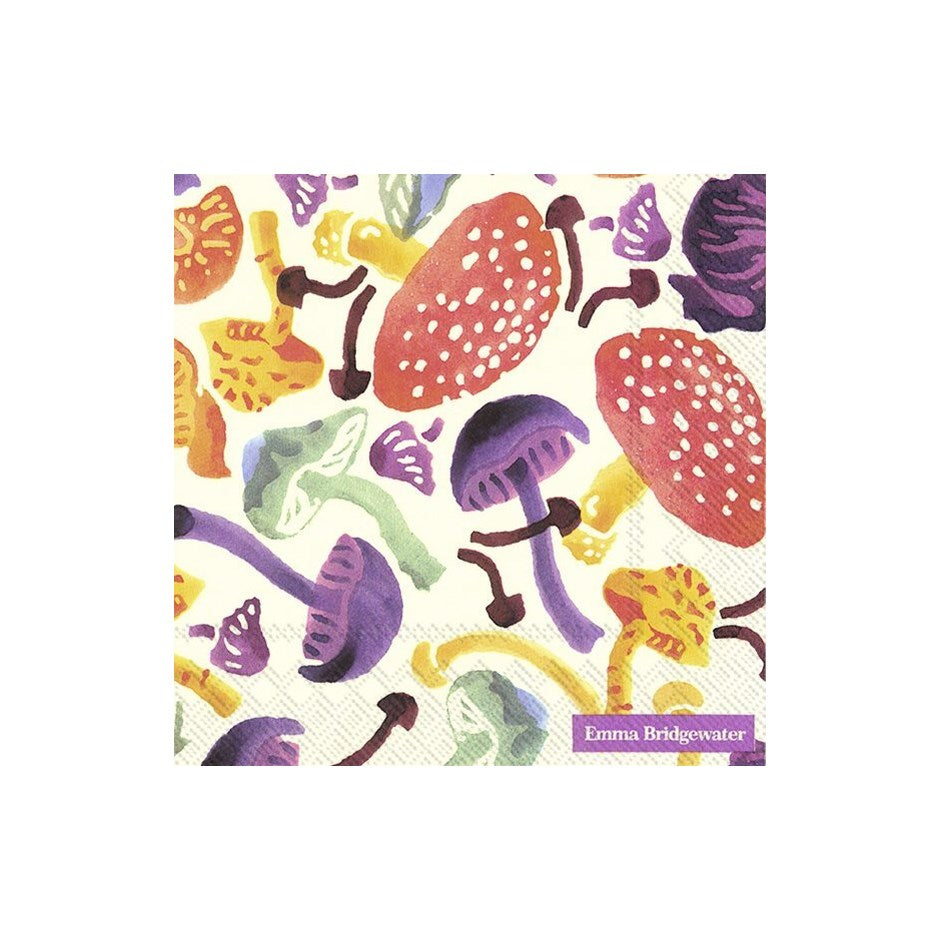 Emma Bridgewater Wild Mushrooms Paper Luncheon Napkins at Home Smith