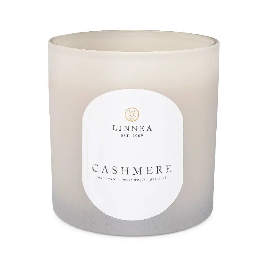 LINNEA Grande Triple Wick Scented Candle in Cashmere - Home Smith