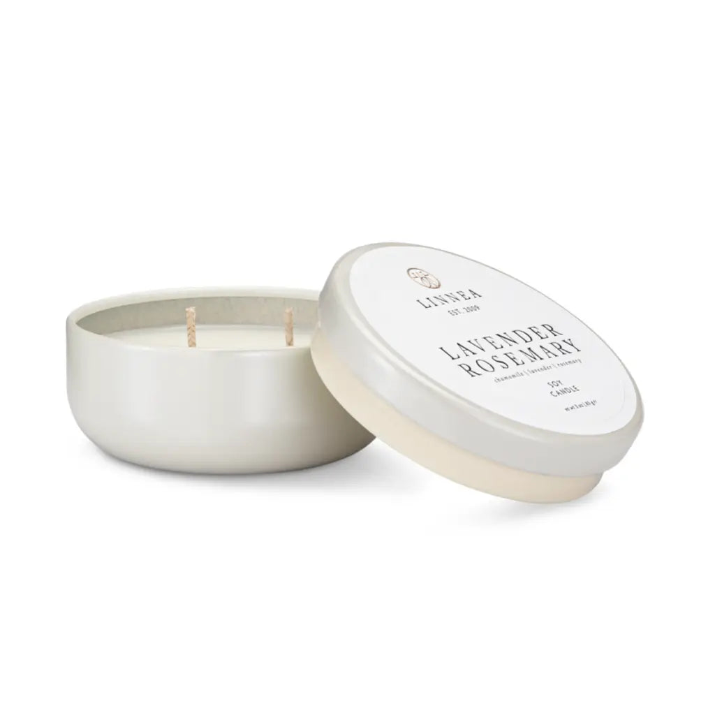 LINNEA Petite Scented Candle in Lavender Rosemary - Home Smith
