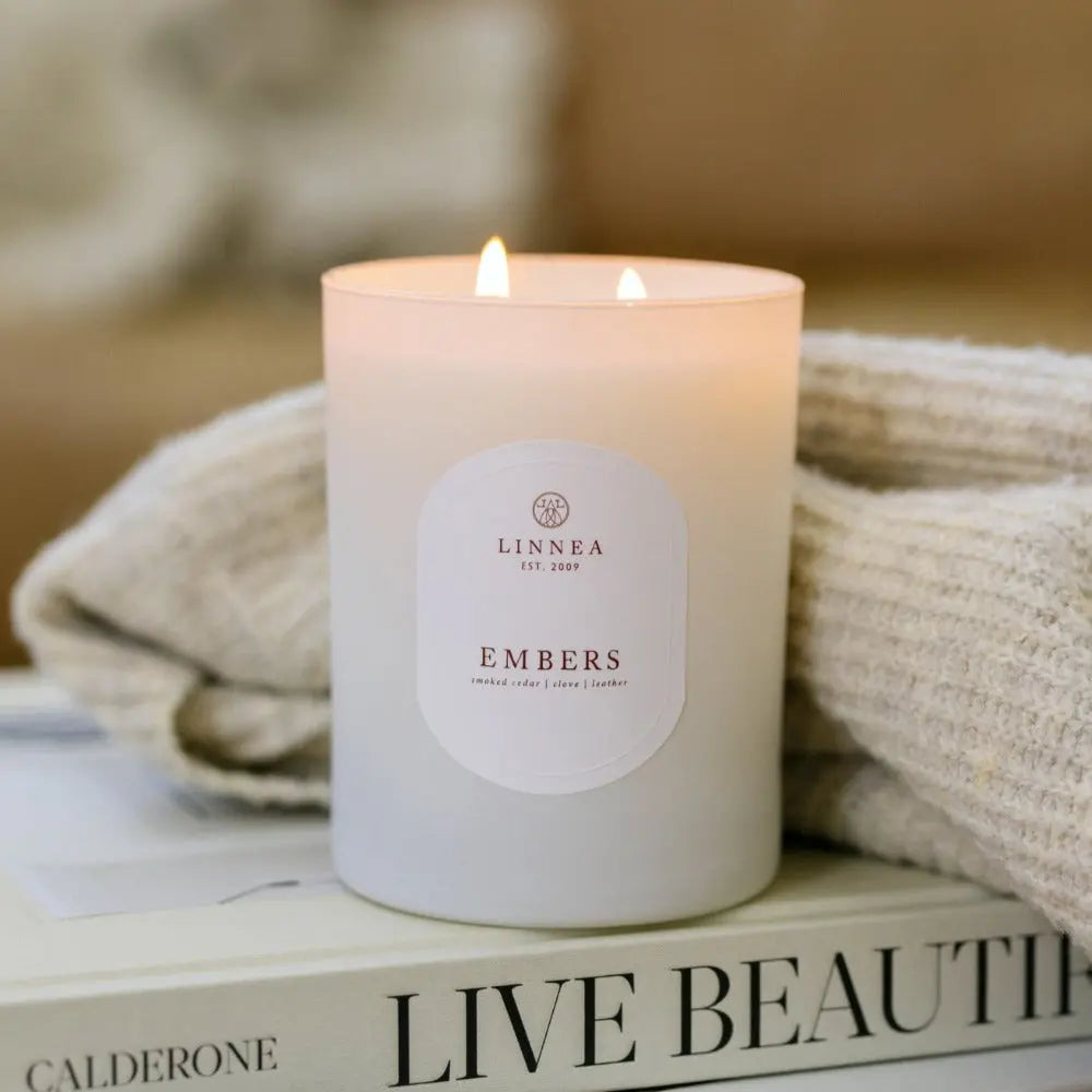 Linnea Embers Scented Fall Candle at Home Smith