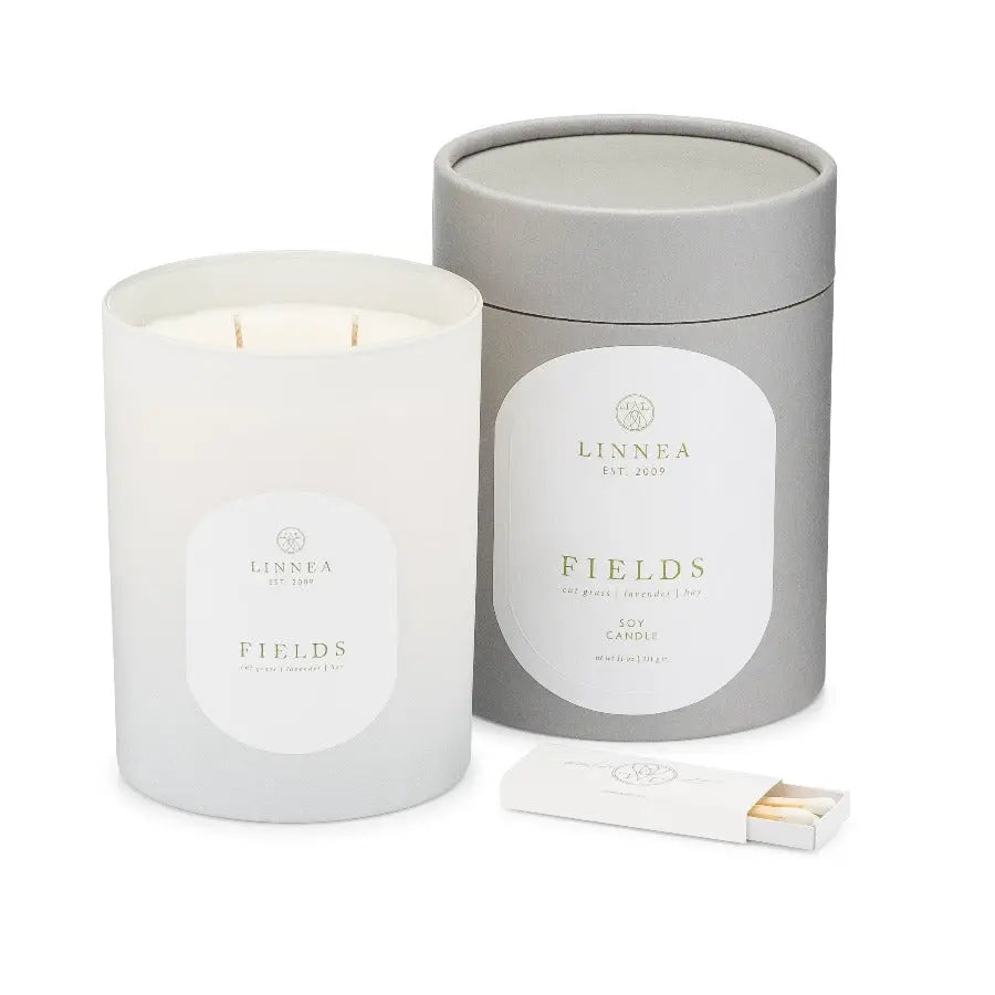 LINNEA Scented Candle in Fields *Seasonal* - Home Smith