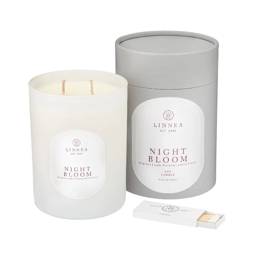 LINNEA Scented Candle in Night Bloom *Seasonal* - Home Smith