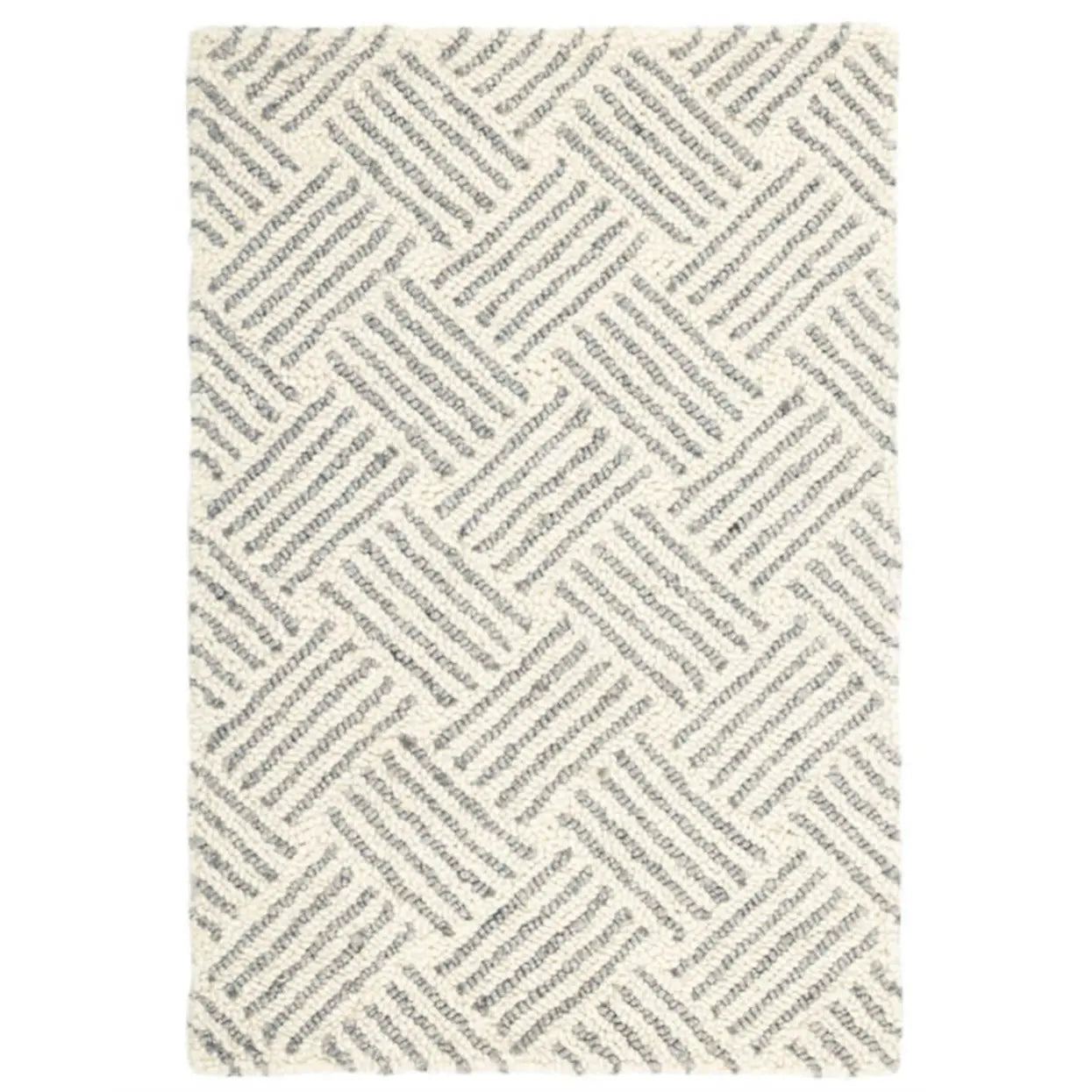 Layers Hooked Wool Rug - Home Smith