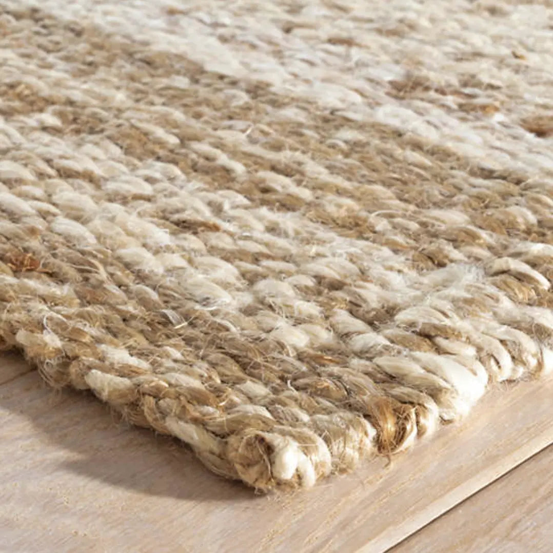 Lewis Natural Woven Jute Rug - Home Smith