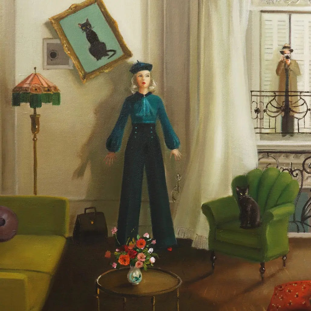 Home Smith Life Like A French Spy Novel Art Print Janet Hill Studio Art - In Stock