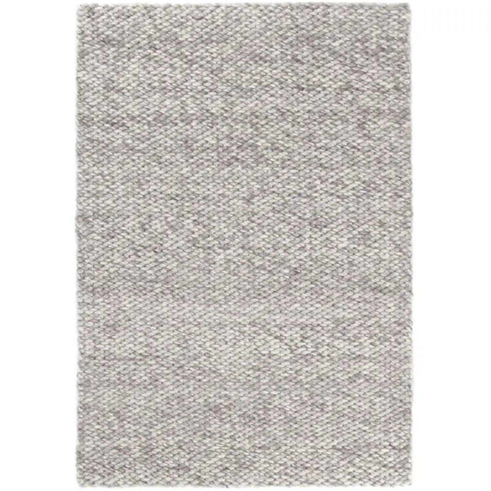 Loggia Grey Woven Wool Rug - Home Smith