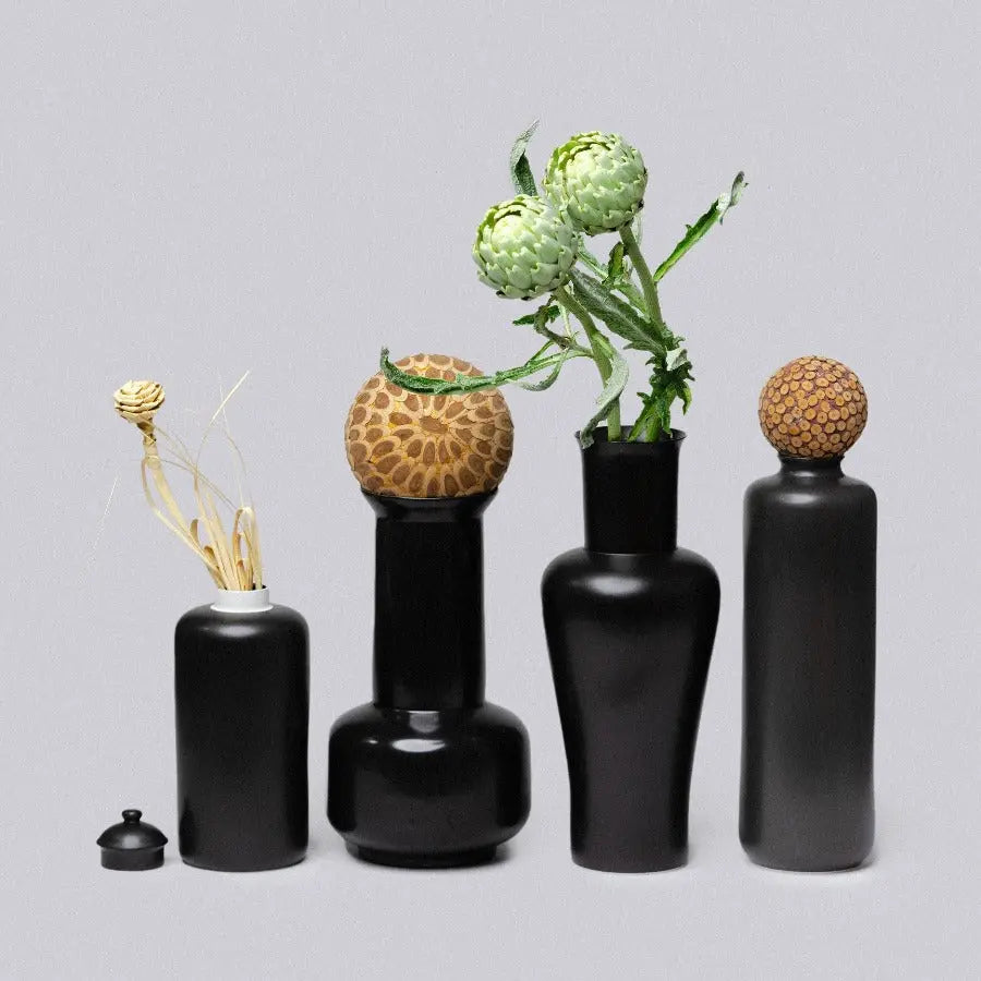 Lotus Root Medium Porcelain Vase - Home Smith
