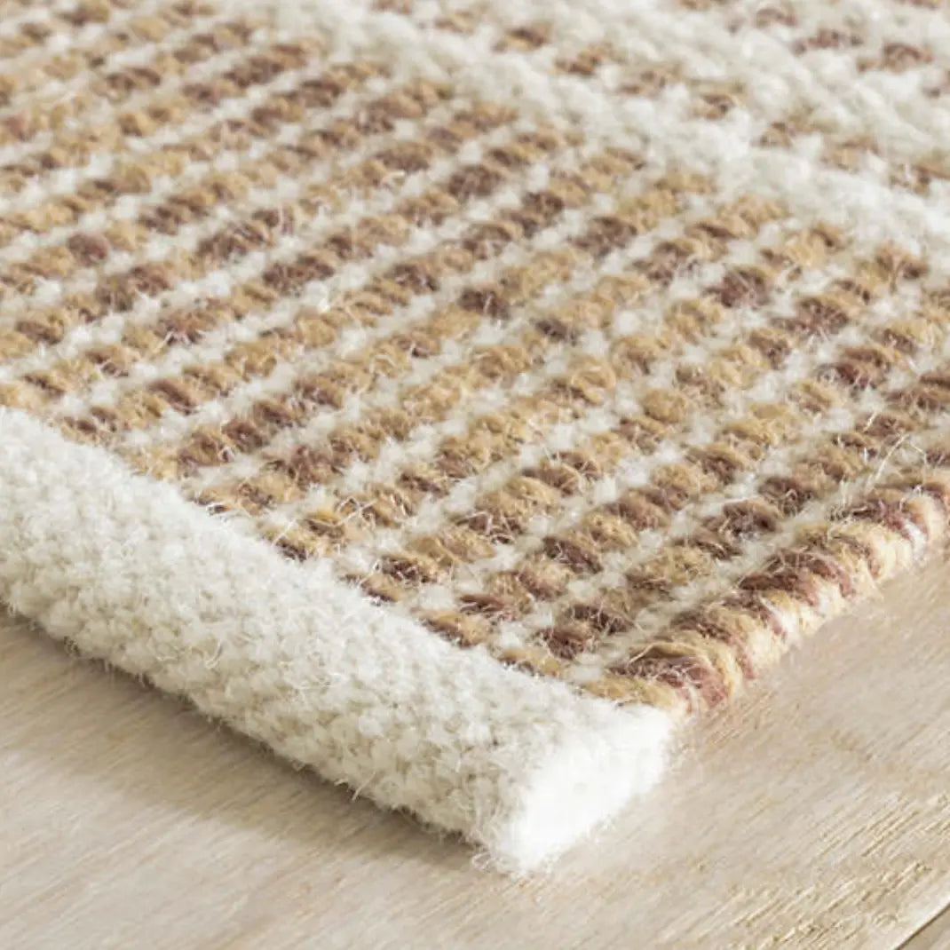 Malta Natural Woven Wool Rug - Home Smith