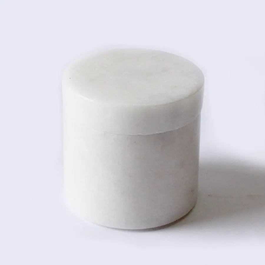 Marble Pill Box - Round - Home Smith