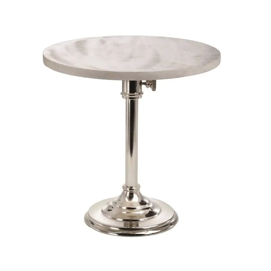 Marble and Nickel Adjustable Cake Plates - Home Smith