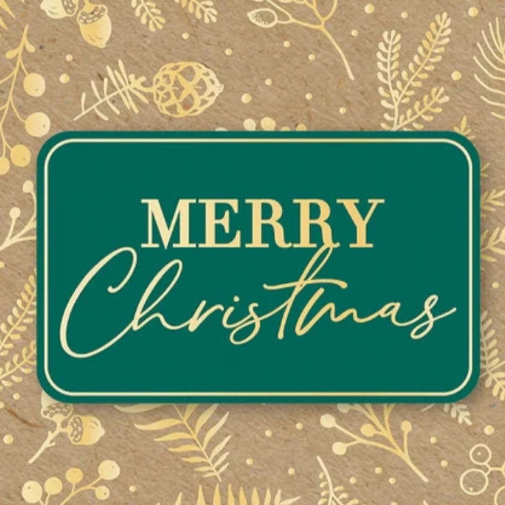 MiniCard-Merry Christmas Winter Foliage at Home Smith