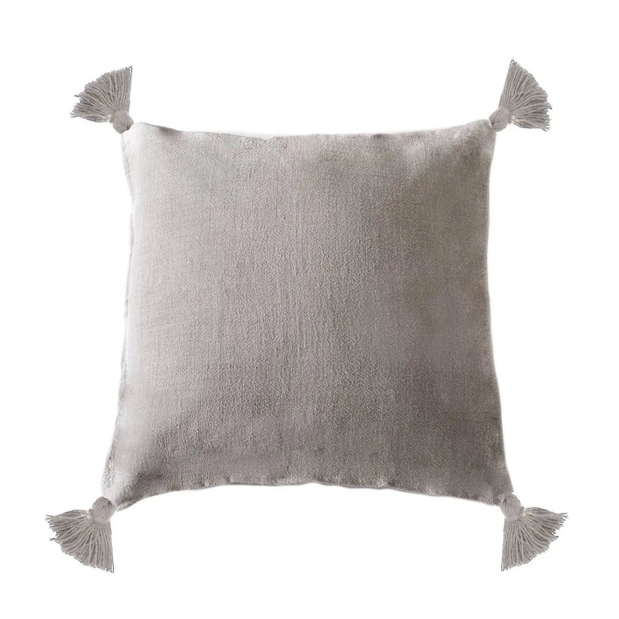 Montauk Linen Pillow with Tassels - Home Smith
