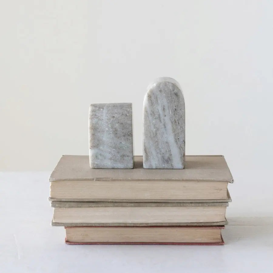Natural Marble Bookends - Home Smith