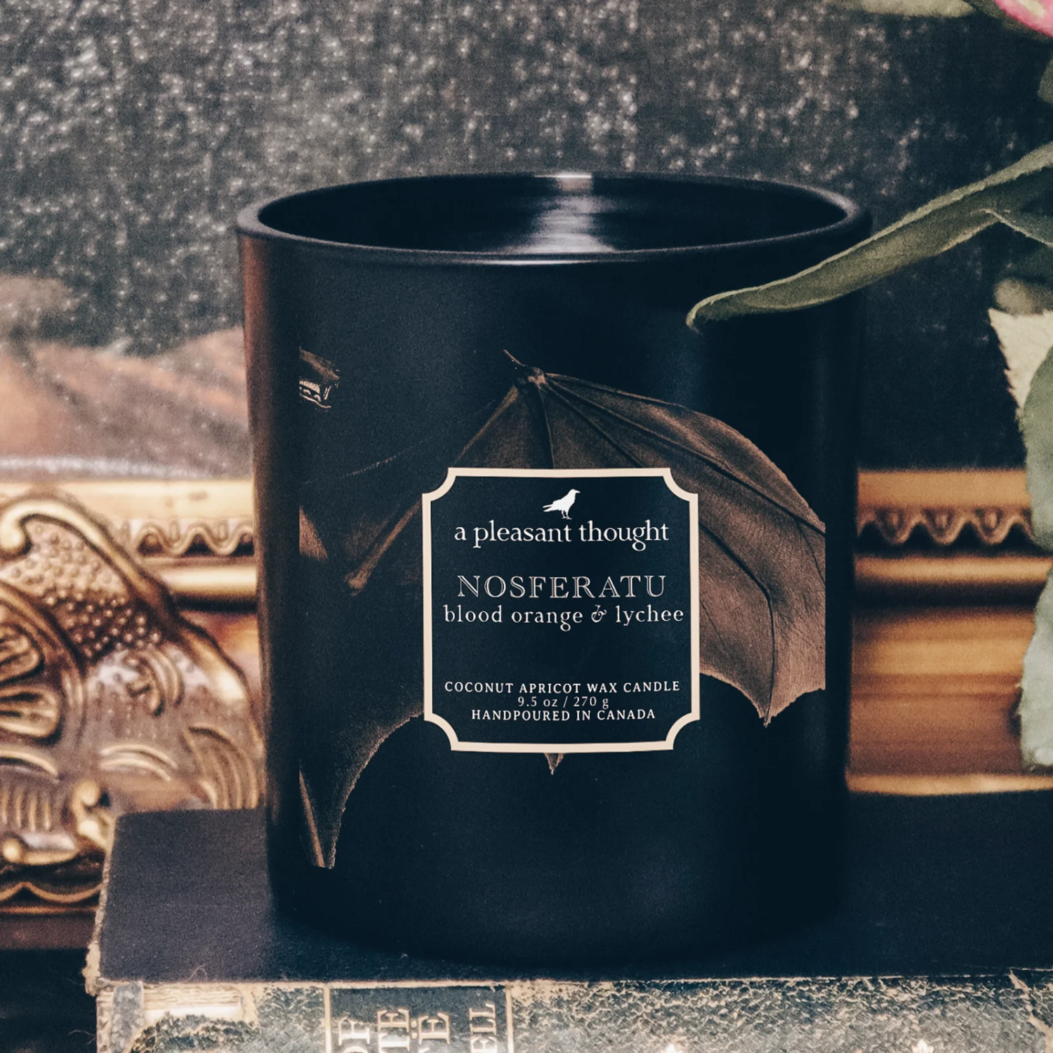 Nosferatu Blood Orange and Lychee Cotton Wick 