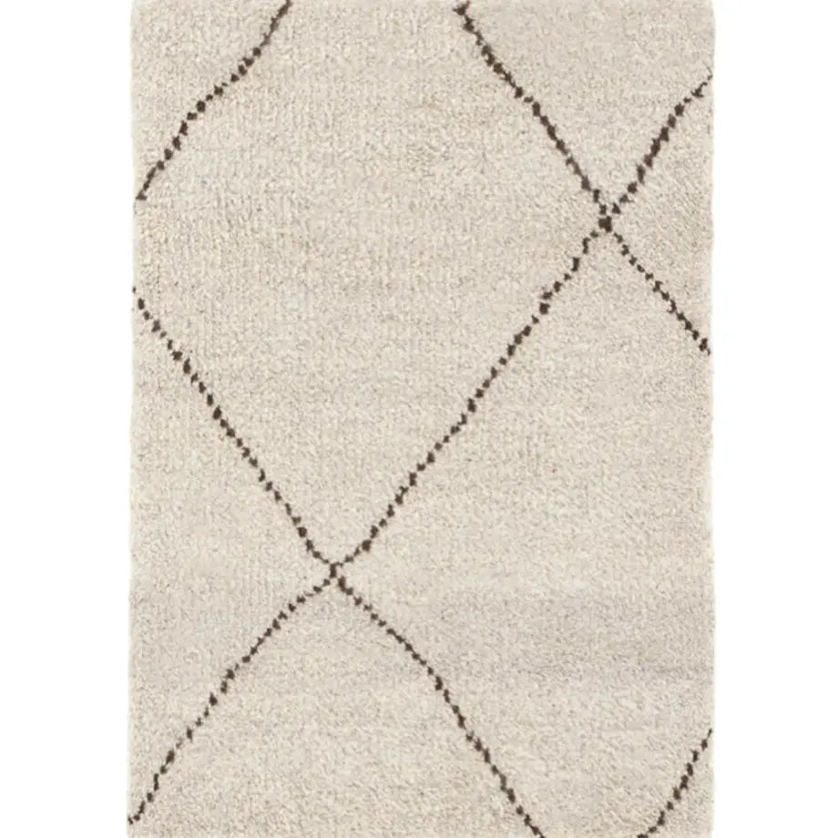 Home Smith Numa Charcoal Hand Knotted Wool Rug Dash & Albert Rugs - Wool