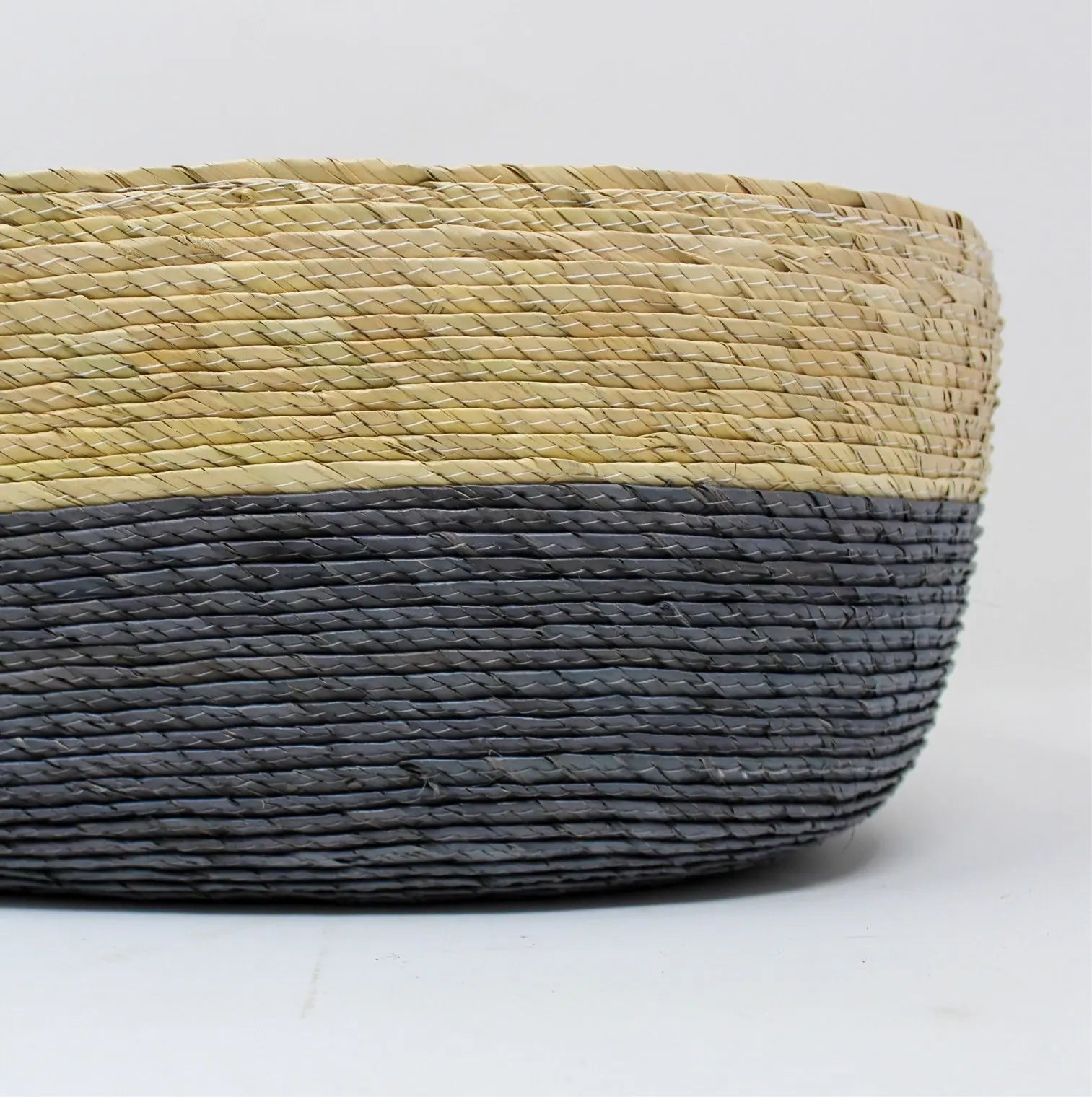 Oval Basket in Grey Blue - Home Smith