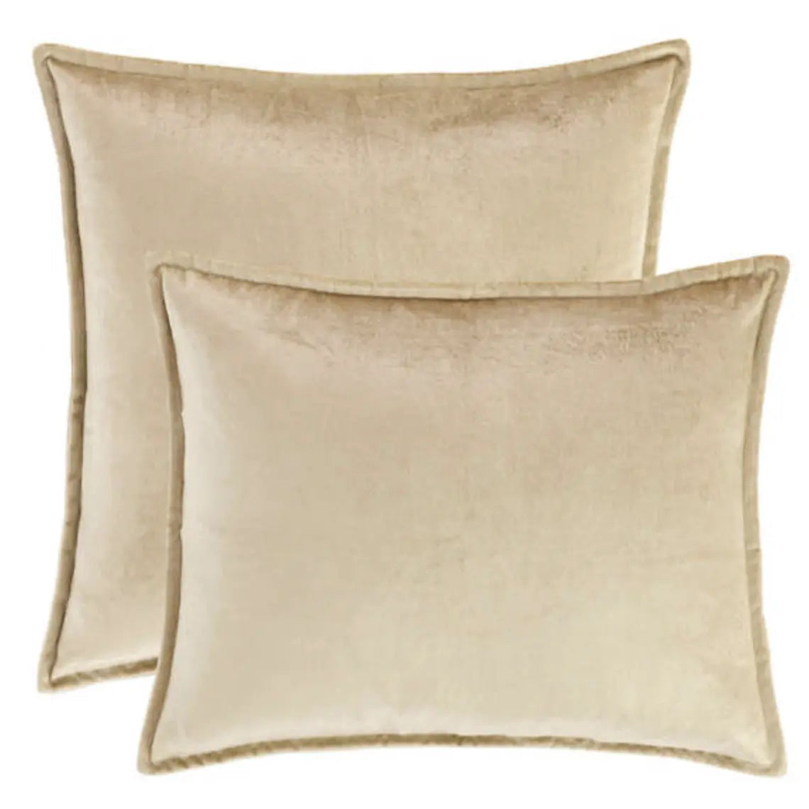 Panné Velvet Decorative Pillows in Champagne - Home Smith