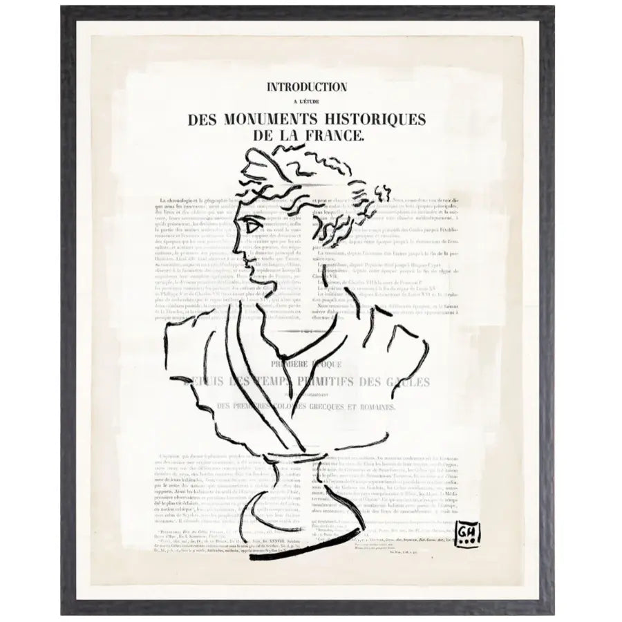 Parisienne Page II Framed Art - Home Smith